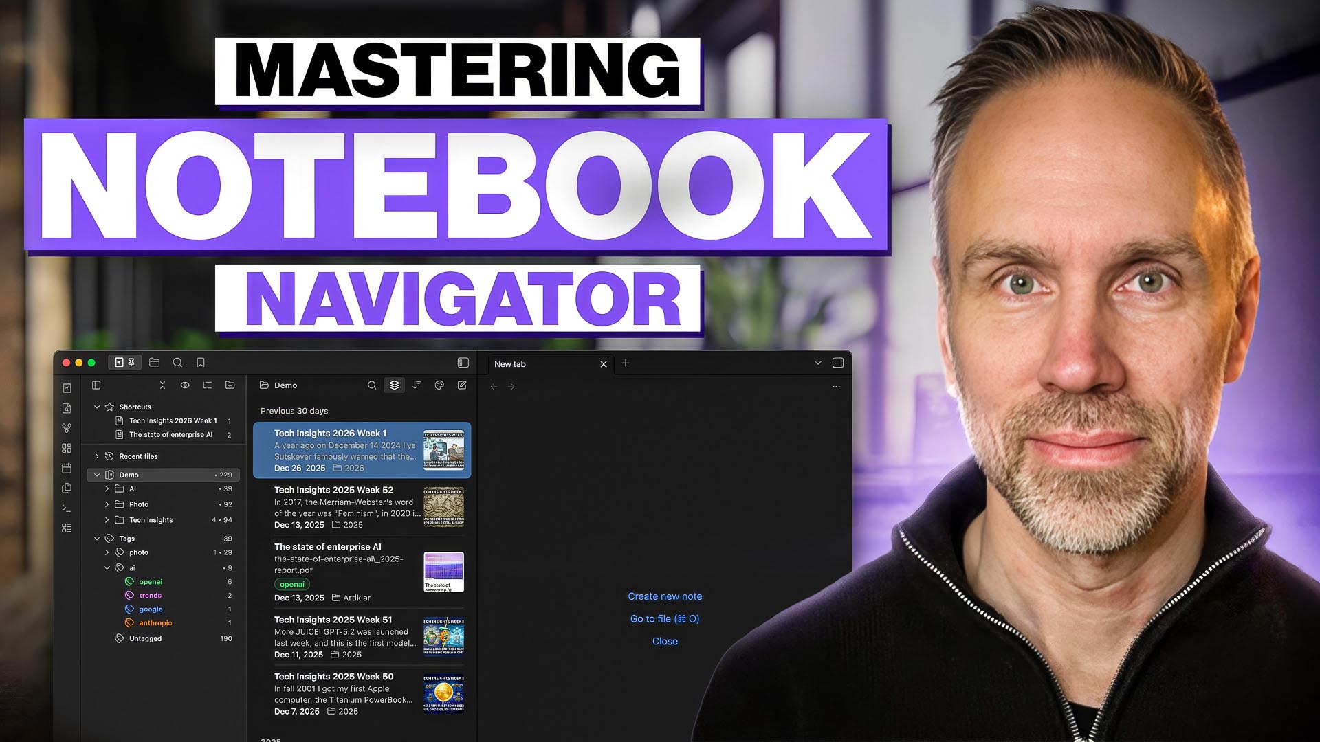 Mastering Notebook Navigator