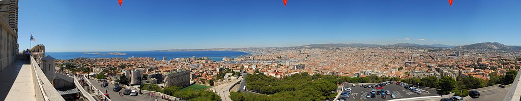 A panorama of marseille city