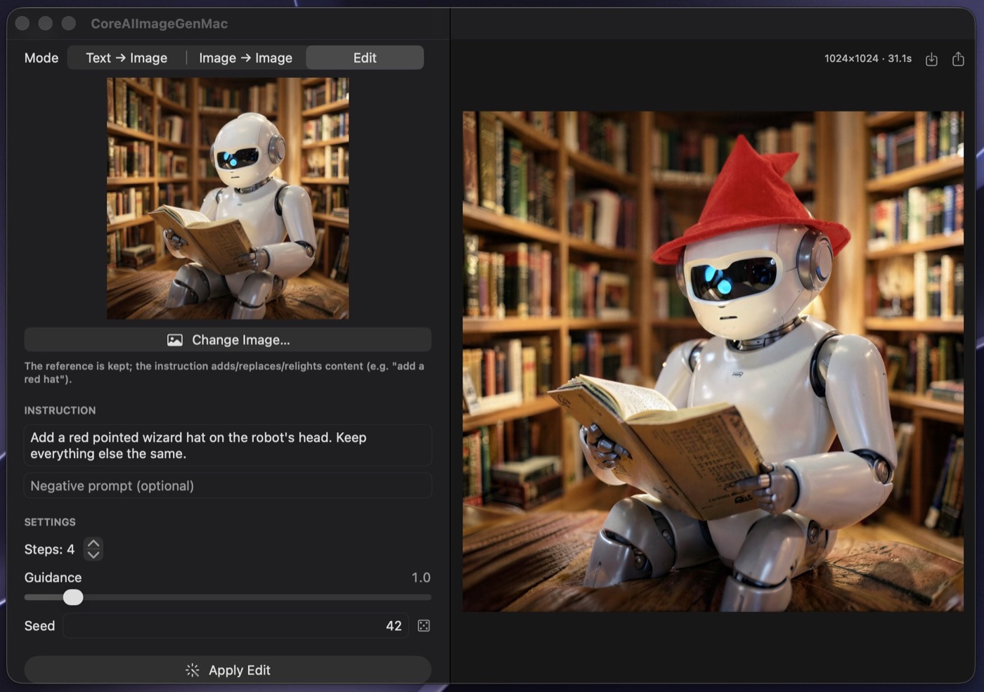 In-context image editing
