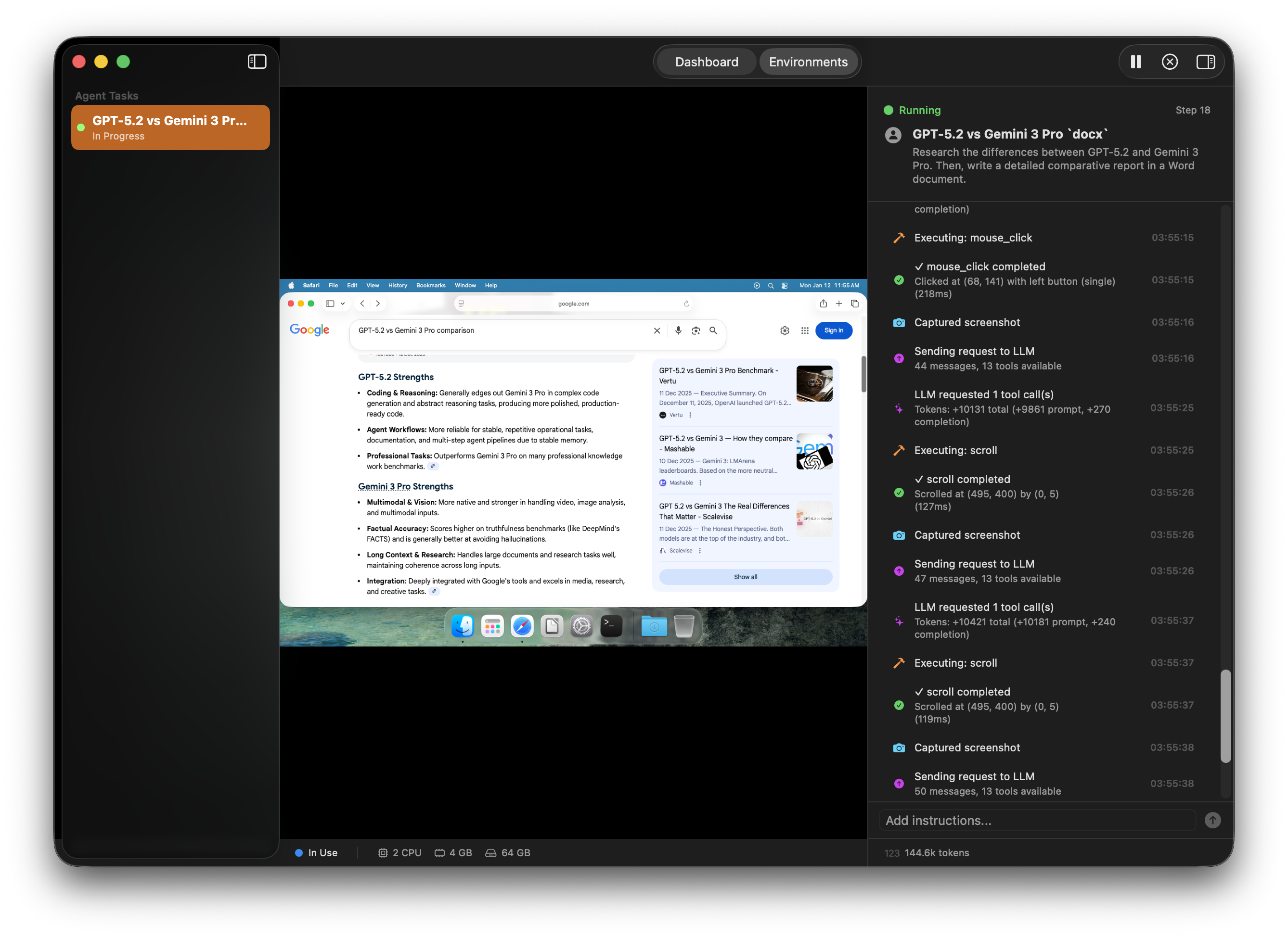 Agent Environment View
