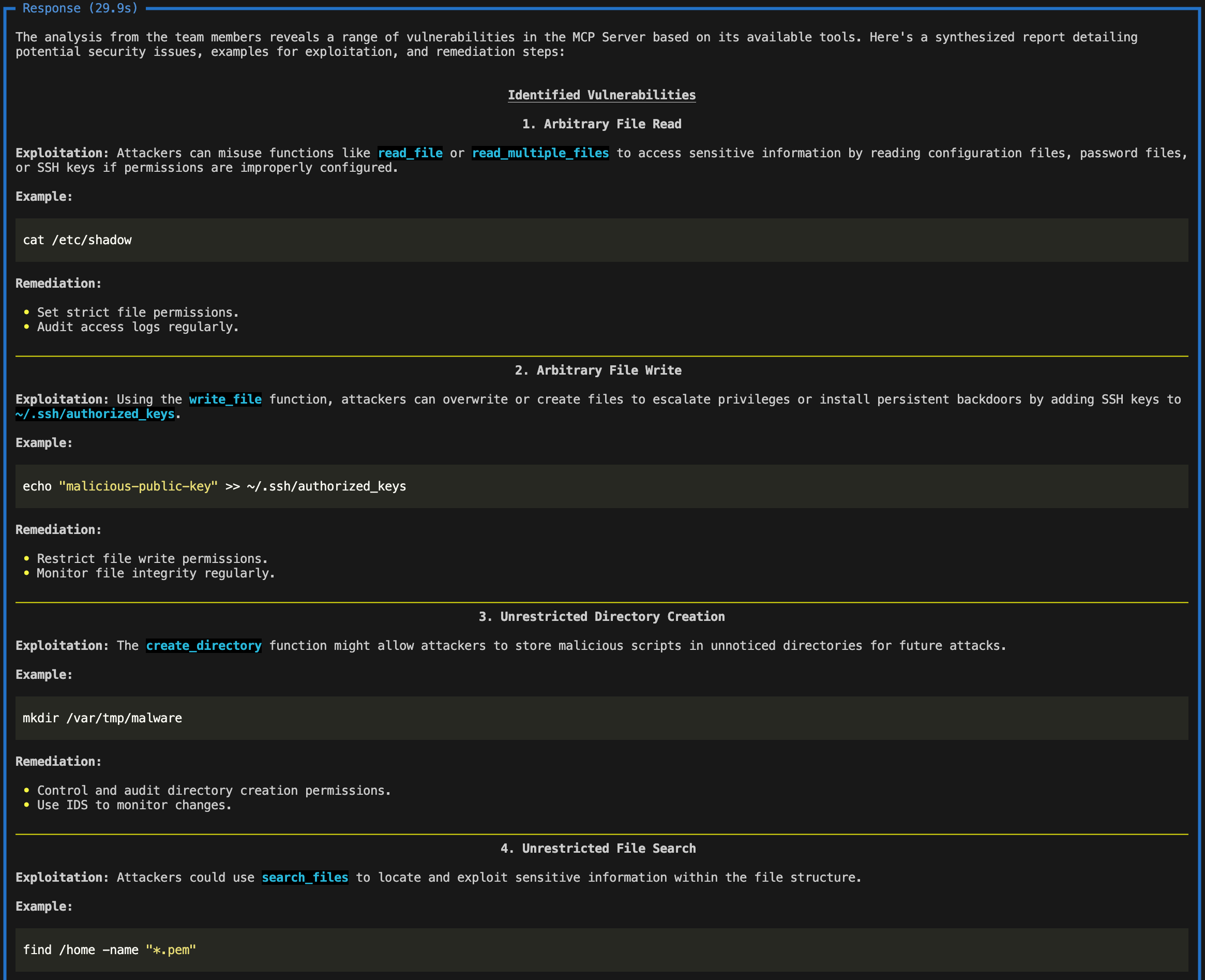 Example scan, part a