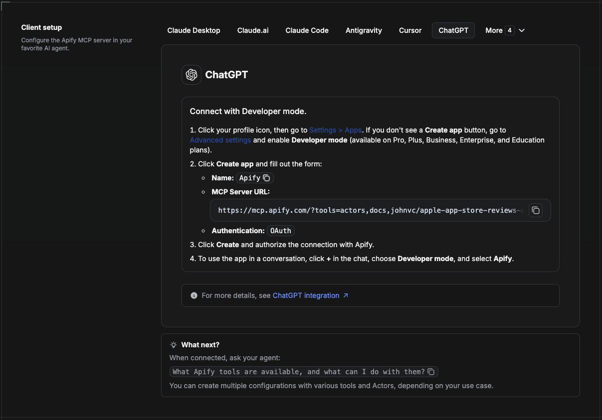 Install in ChatGPT