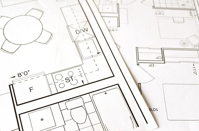 Chip floorplan view in a physical design tool with placement blocks visible
