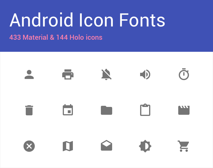 Android-Icon-Fonts