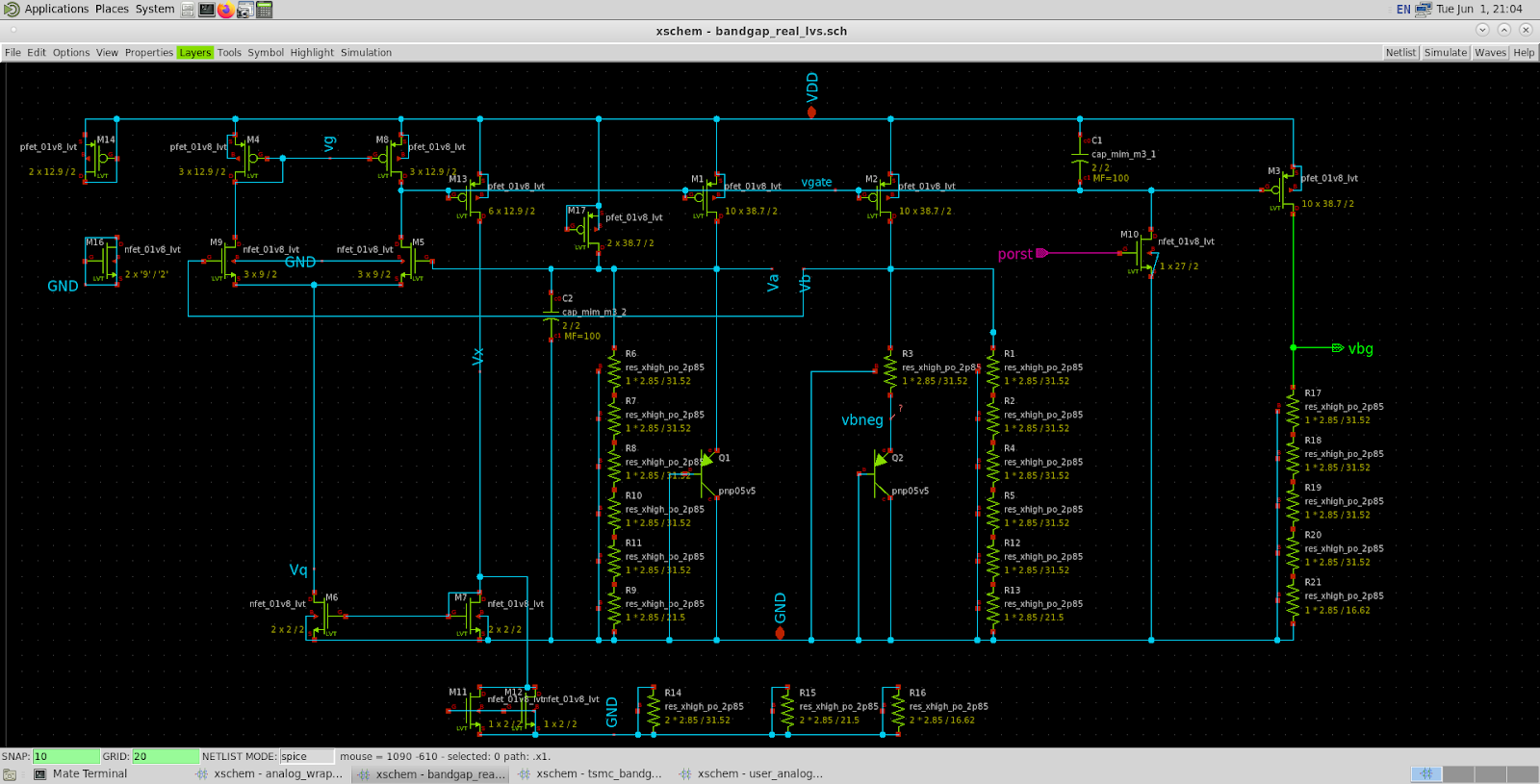 a screenshot of the circuit in this repository