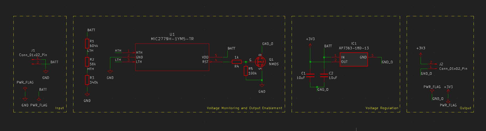 Battery Regulator Module Schematic