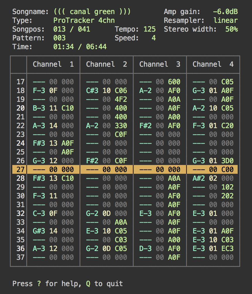 nim-mod - pattern view