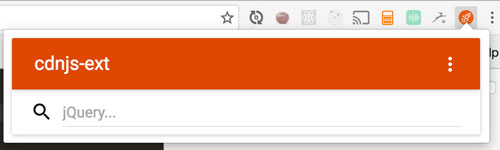 cdnjs-ext screenshot 1