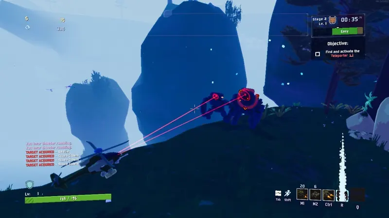 Longbow target painting and missile launch on Distant Roost