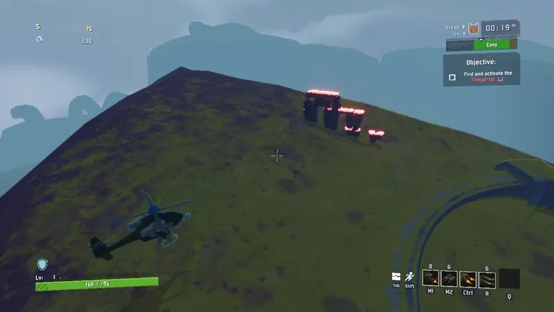 M789 heavy shells and recoil on Titanic Plains