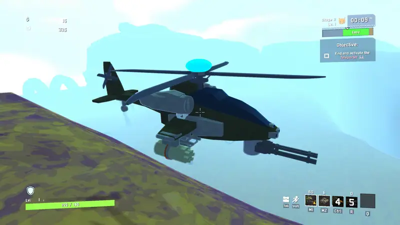 AH-64 with different missile racks, bomb carriers and utility attachments