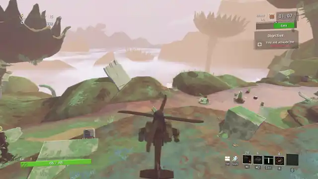 XM301 Rotary Cannon in game