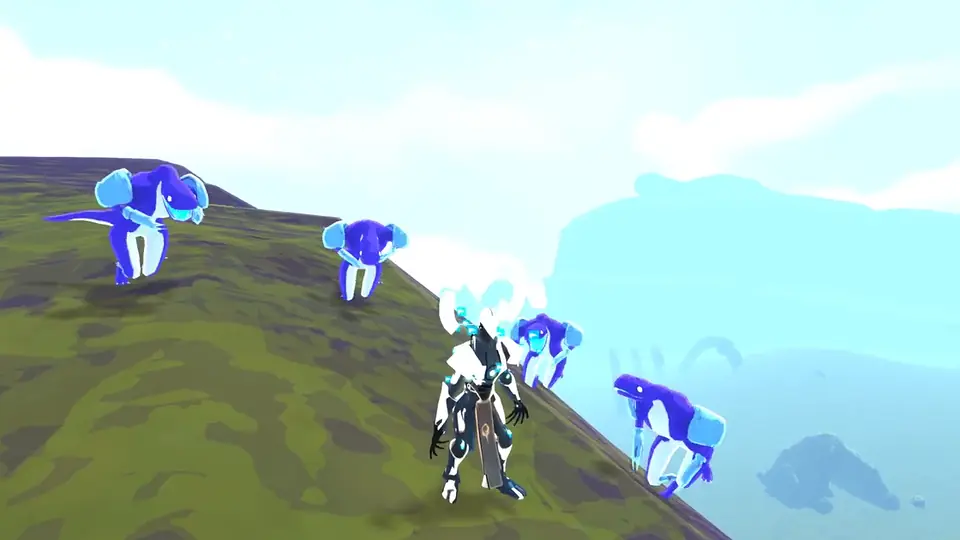 Open Circuit: the crown opens over the Saint and strikes every enemy around it