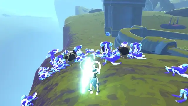 The last orbs light and a Thunderbolt strikes the pack