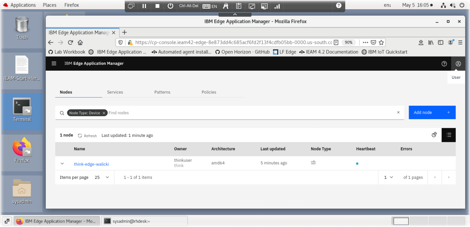 IEAM node list