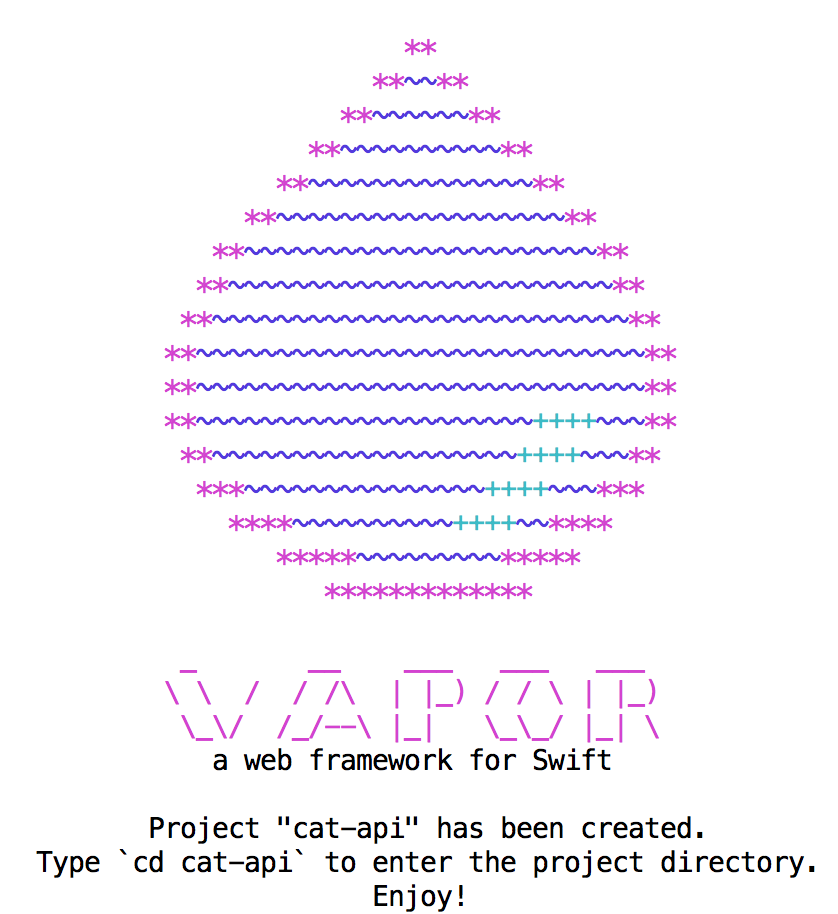 vapor ascii logo