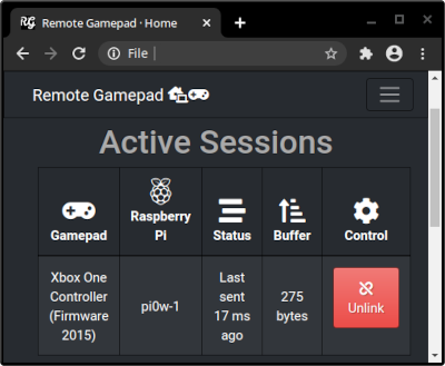 remotegamepad screenshot