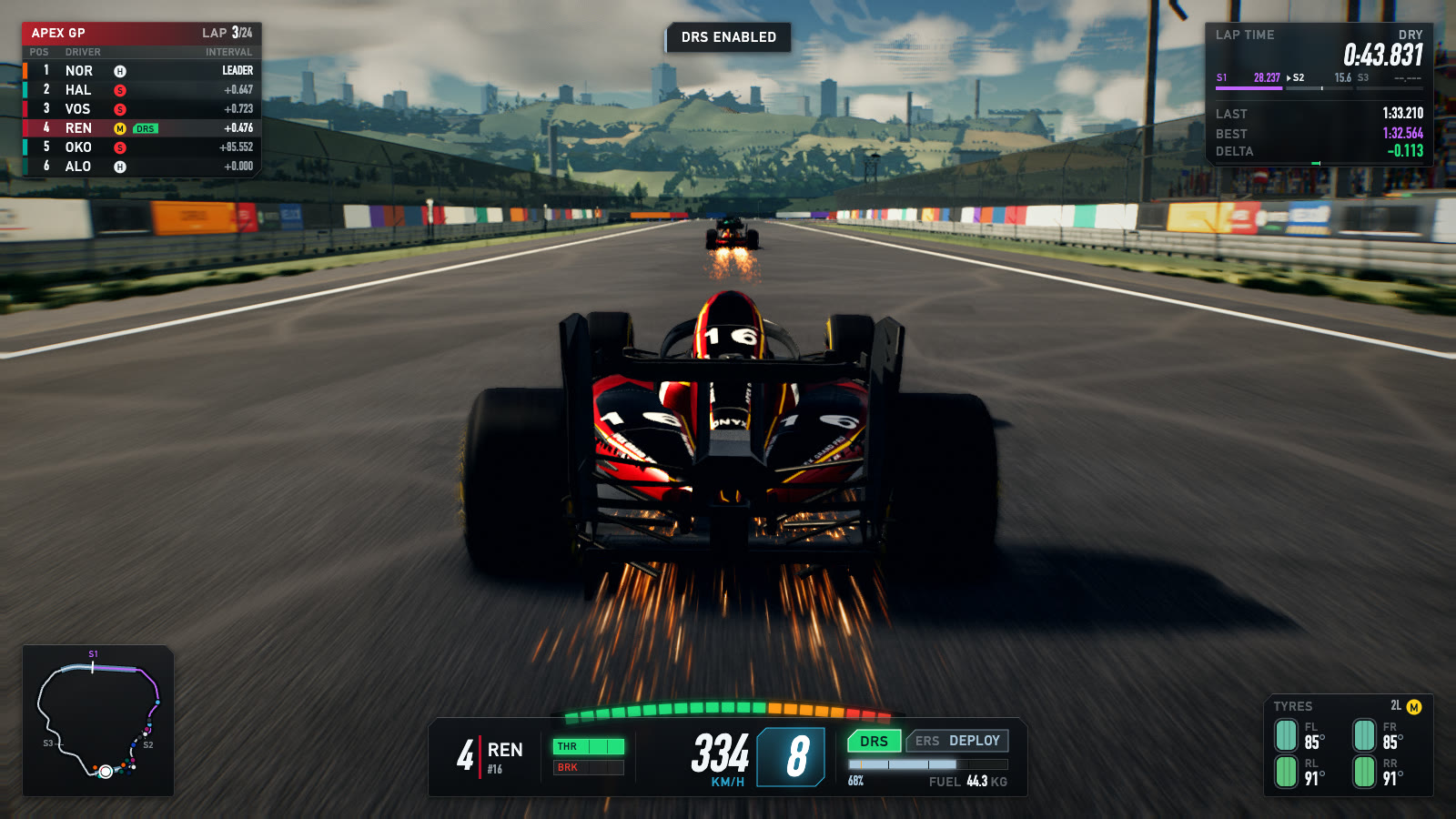 Apex GP ships zero-asset 3D F1 racing game