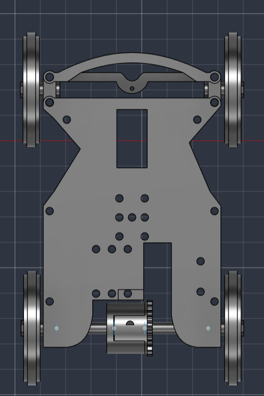 Base plate, mounting holes
