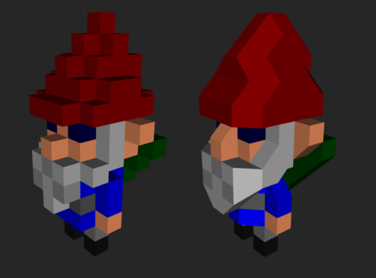 Voxel gnome smoothed