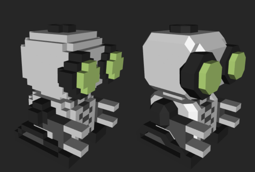 Voxel robot smoothed