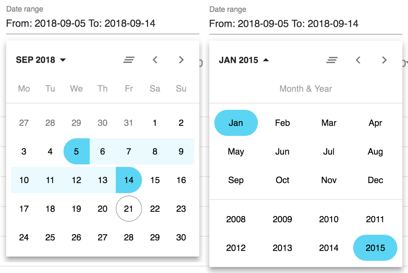 Material Date Range Picker Npm Npm Io