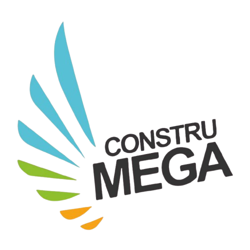 Logotipo Corporativo Construmega - Distribución de Materiales en Bolivia