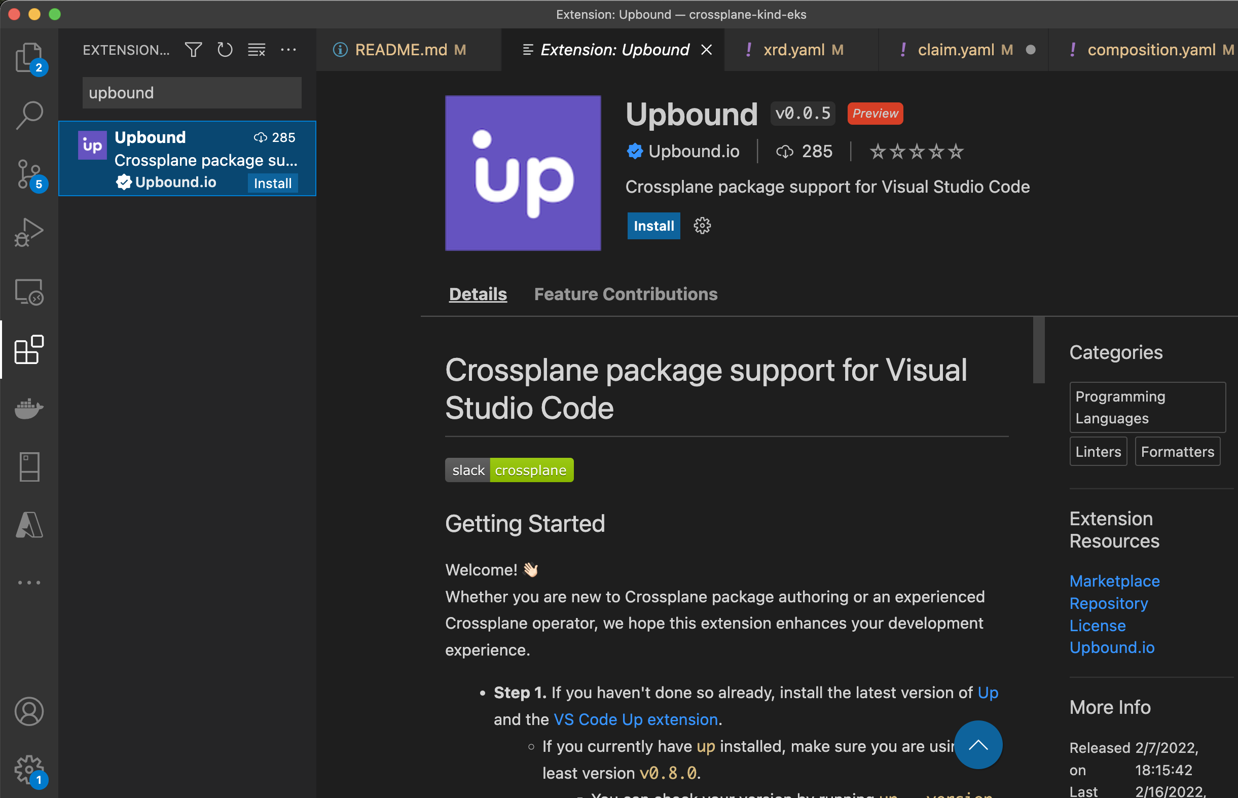 upbound-vscode-extension