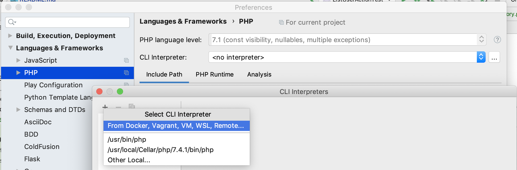 php-interpreter-preferences
