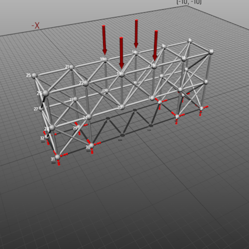 Bar bridge with load