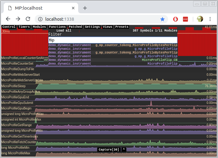Functions screenshot Functions screenshot