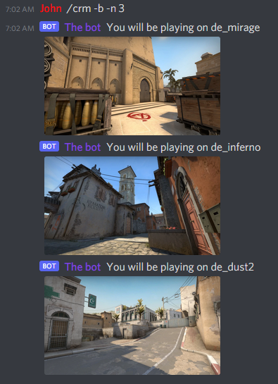 Csgo Random Discord Bot