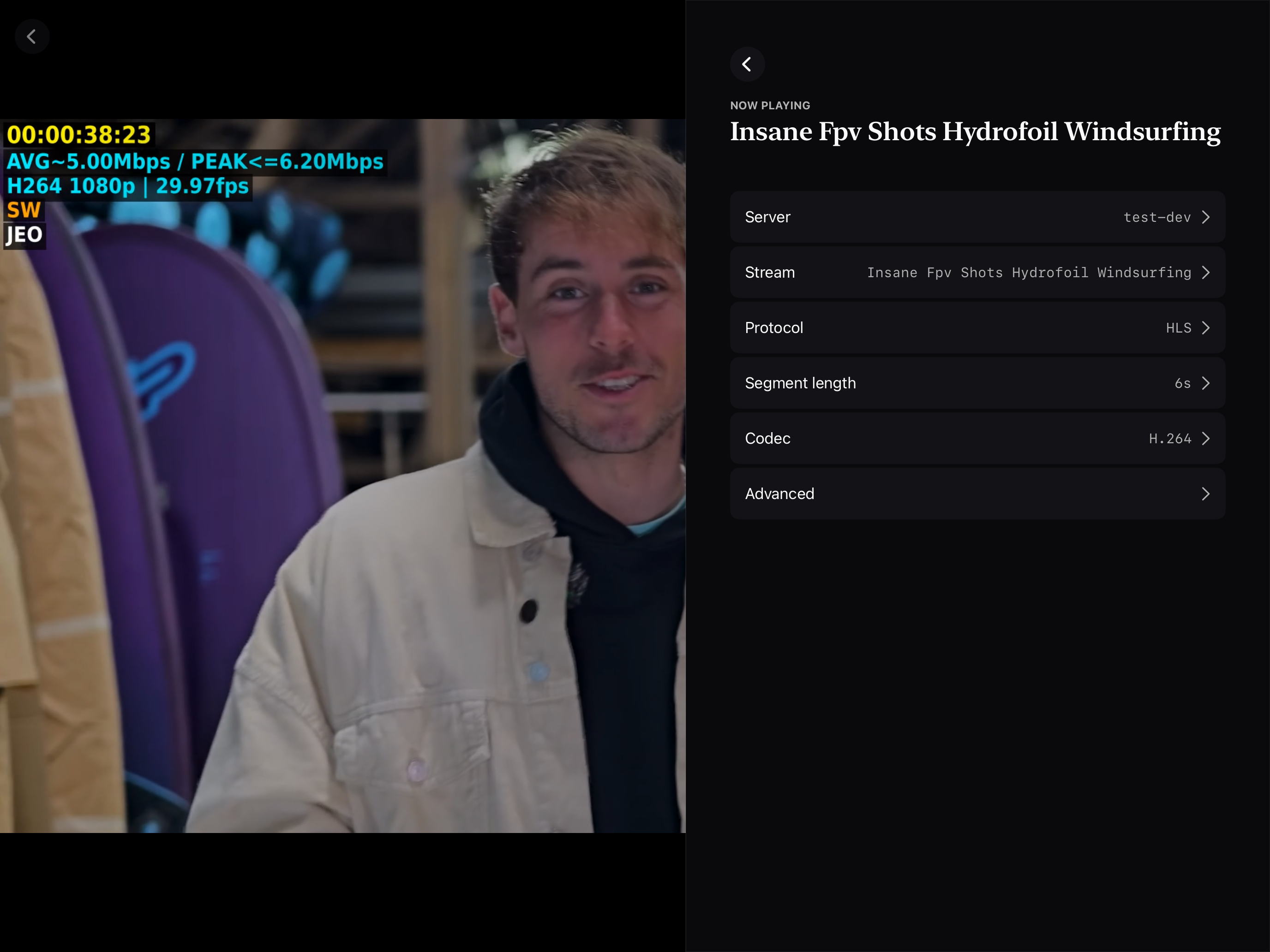 iPad — settings