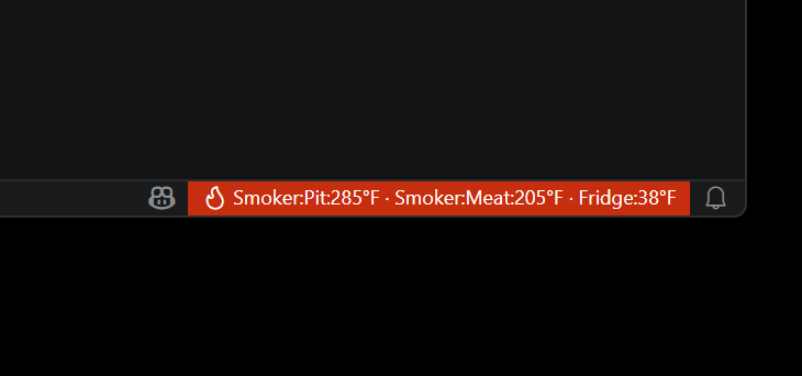 VS Code high alarm
