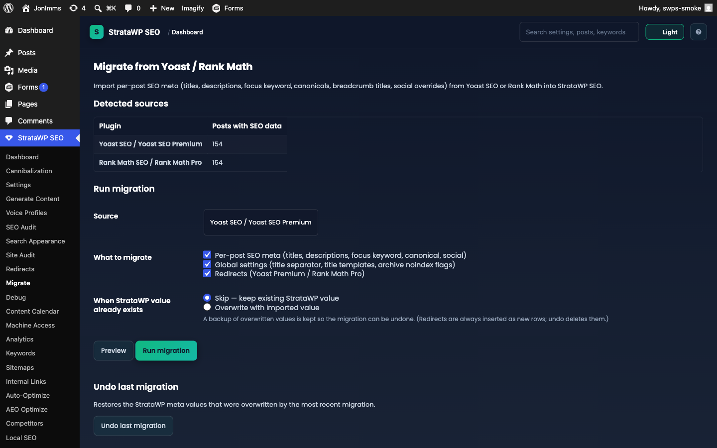 Migration tool