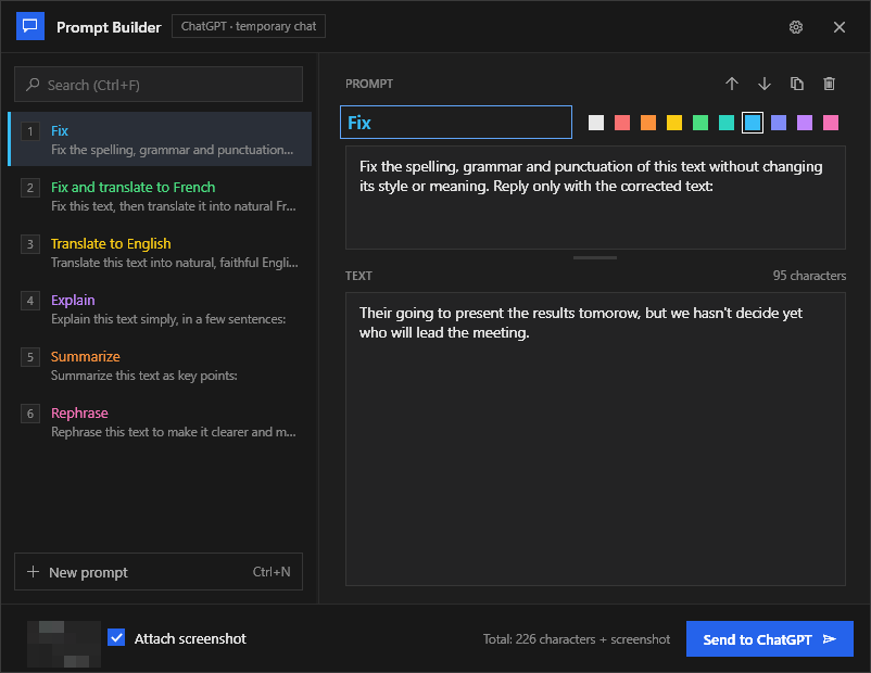 Prompt Builder