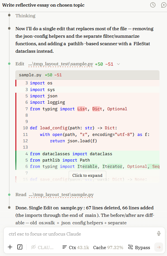 incipit diff in warm-white: soft pink / soft green backgrounds with character-level inline coloring