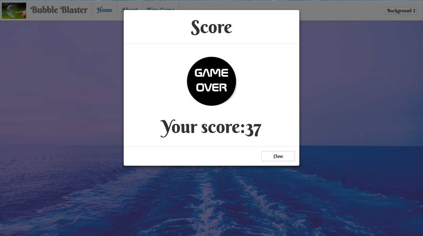 Score Modal