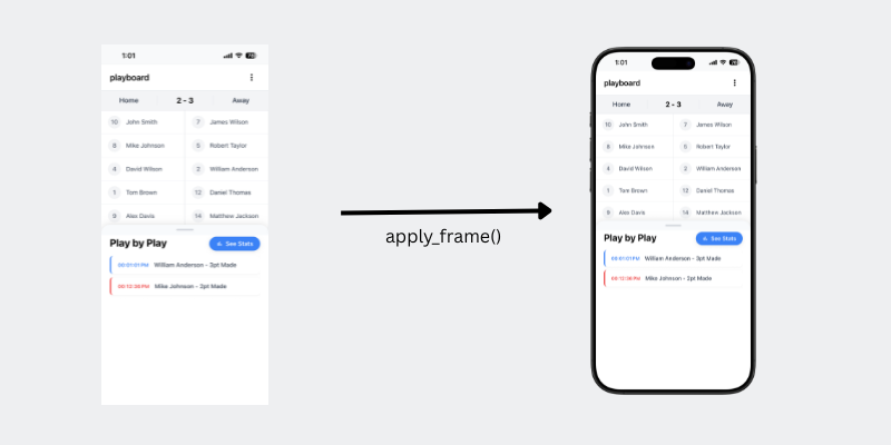 applyFrame function example