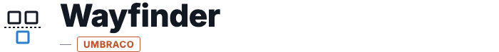 Wayfinder for Umbraco