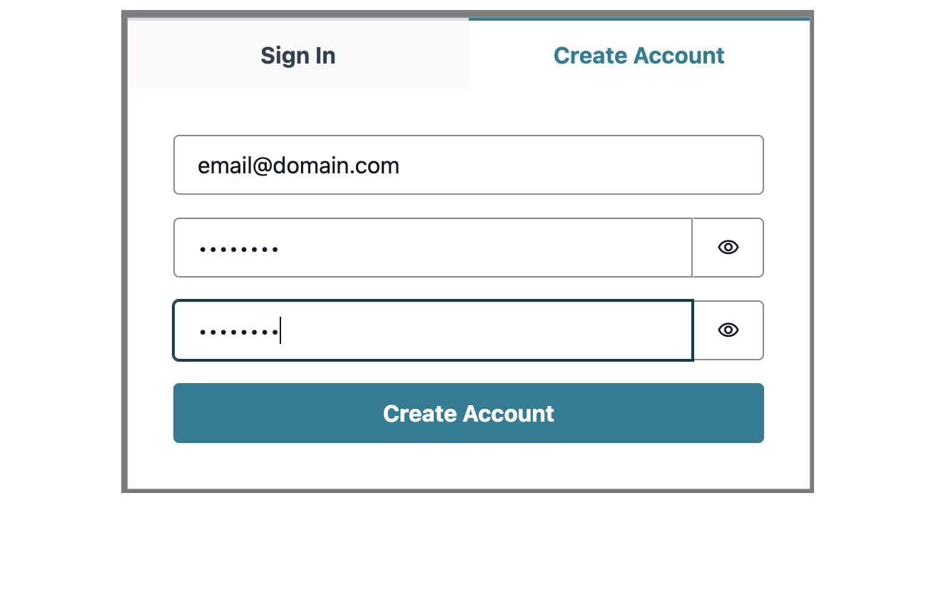 Create Account