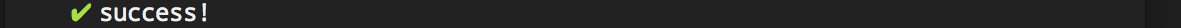 log-ok example whitespace
