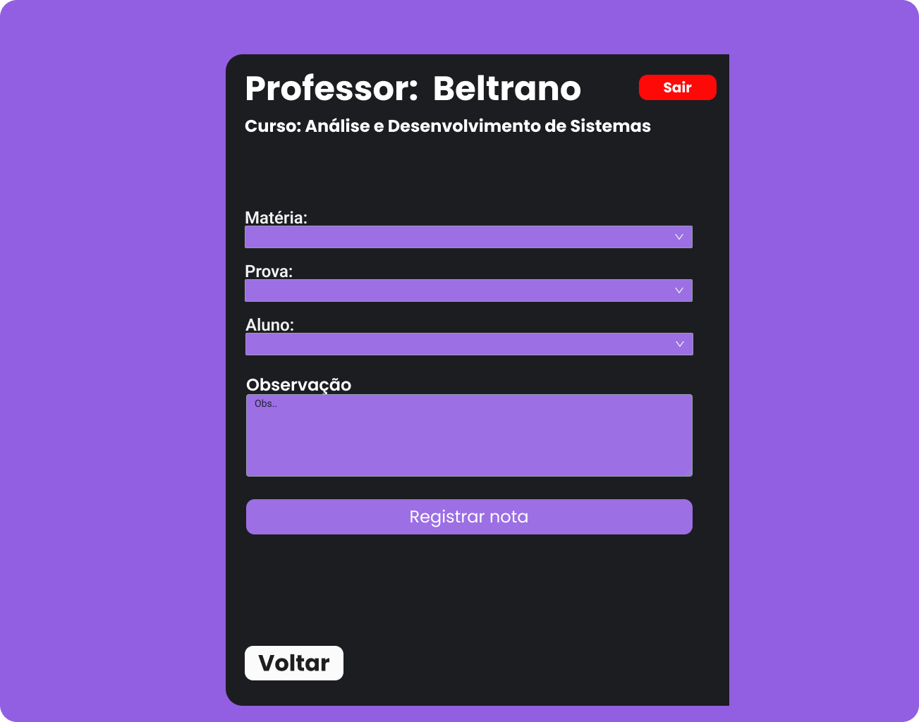 Registrar Professor