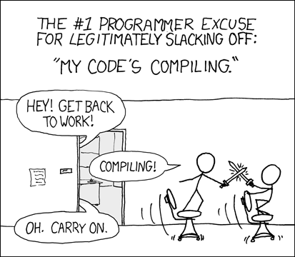 Losing focus - attribution: http://xkcd.com/303/