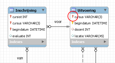 result showing icons for FK relationships