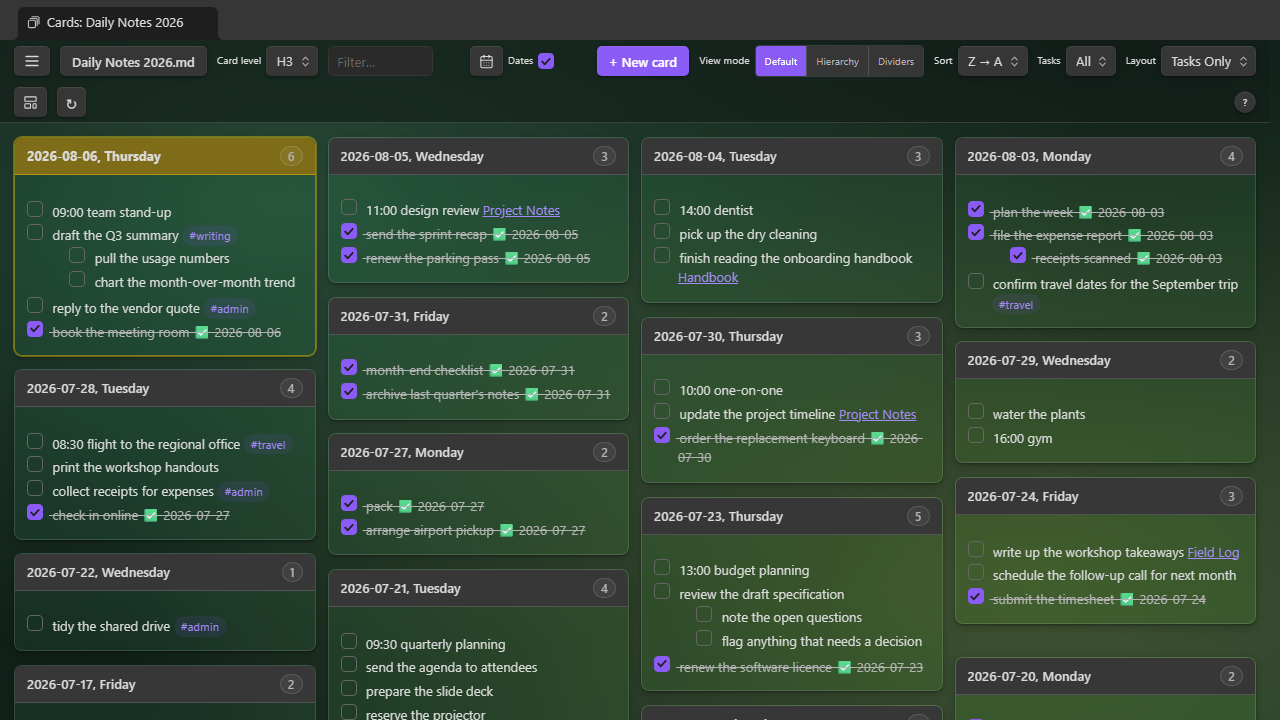 Tasks