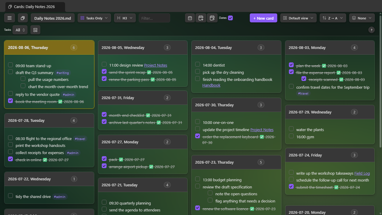 Tasks