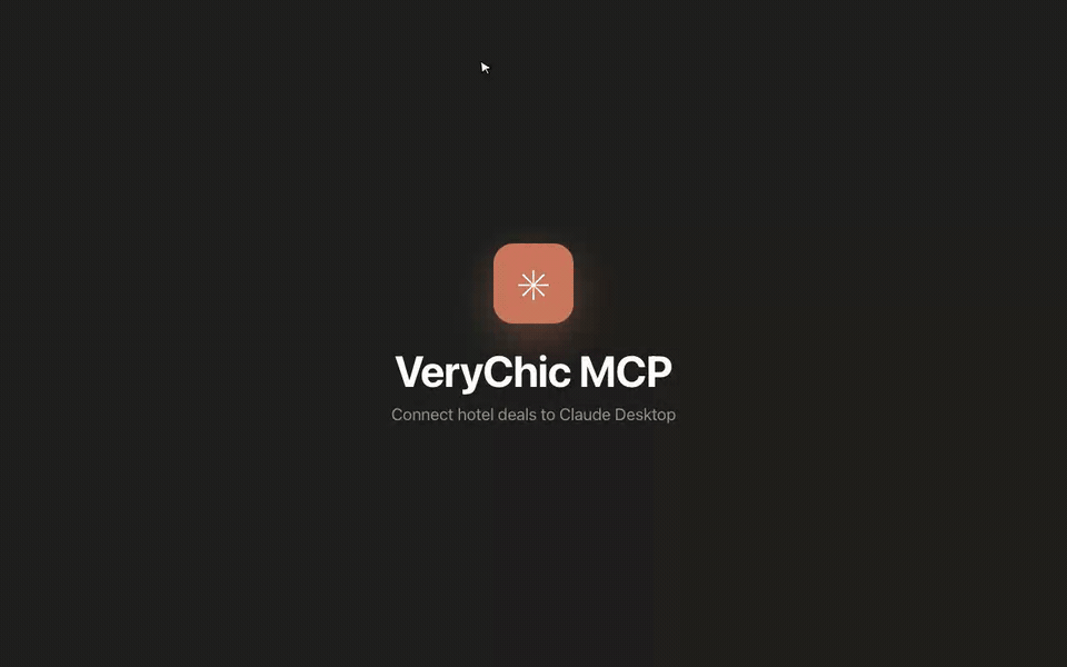 Adding VeryChic MCP to Claude Desktop as a custom connector