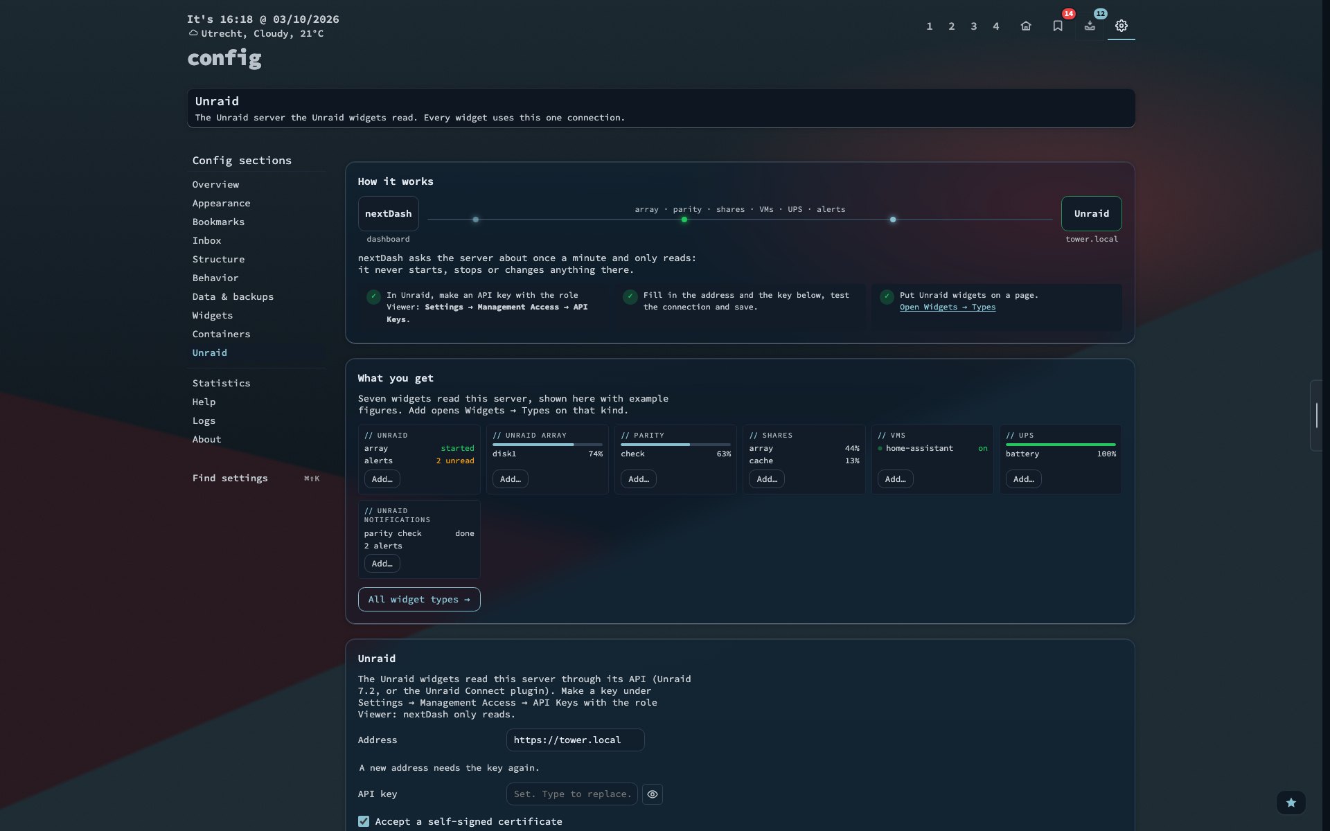 Config: Unraid
