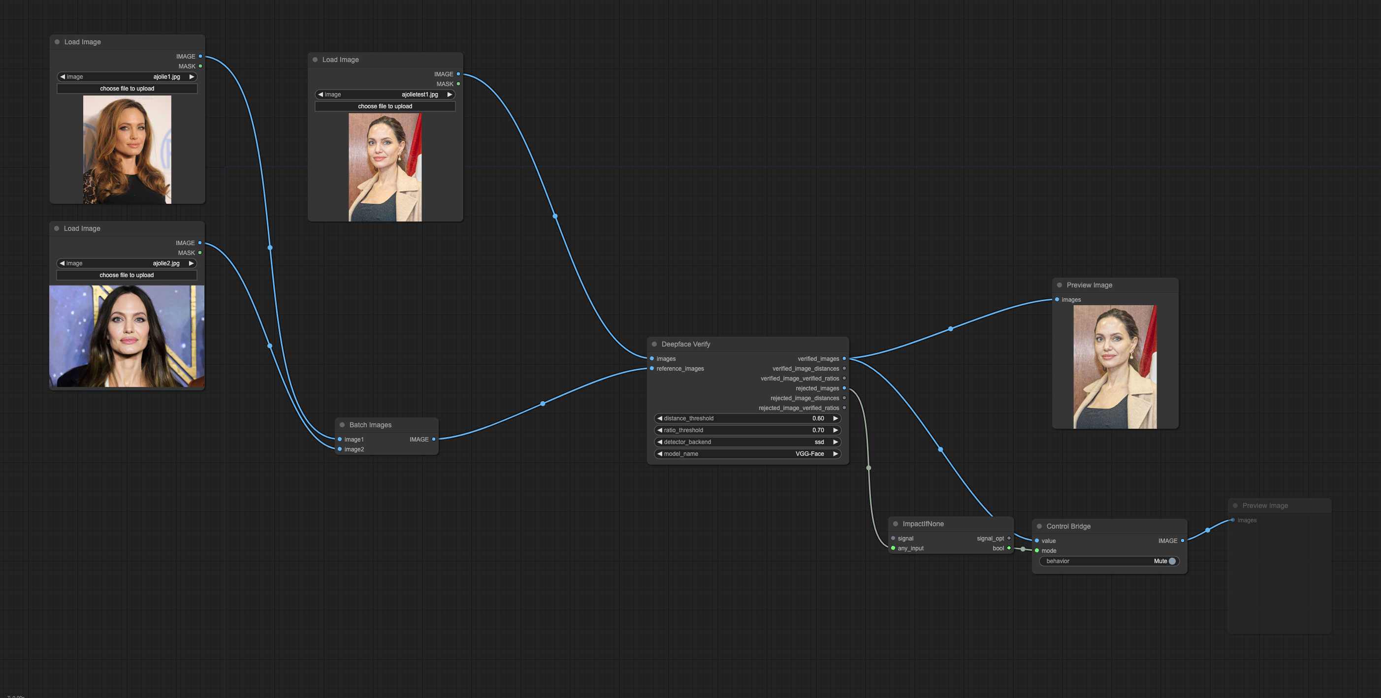 verify with none-handling workflow